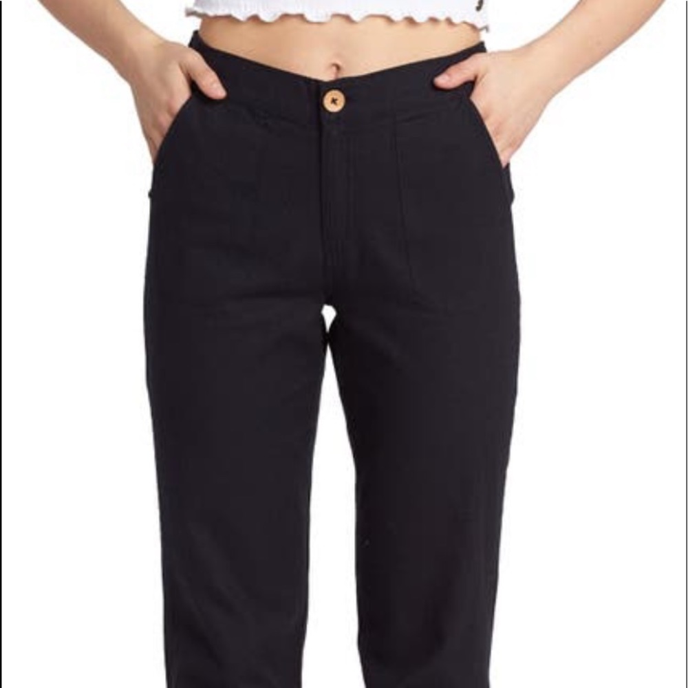 Roxy Oceanside High Waist Cotton Linen pants EUC - Picture 9 of 16